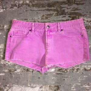 Victoria’s Secret Neon Purple Jean Shorts